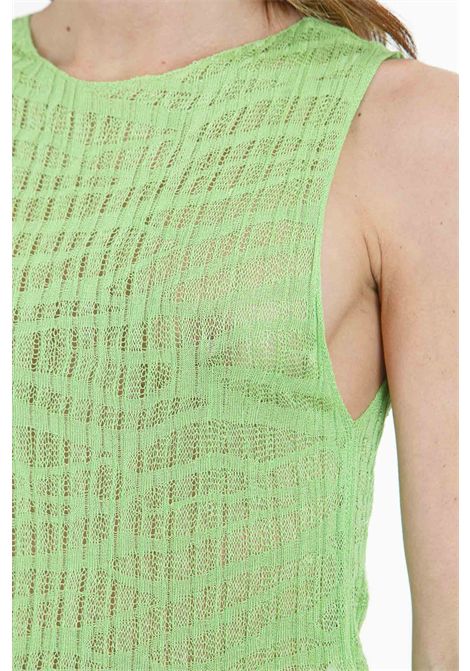 Maglia giromaniche traforata color menta ATTIC AND BARN | Maglie | TARIFA-ATKN002-AT300720